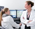 PhD student Madeleine White and Dr Anne La Flamme